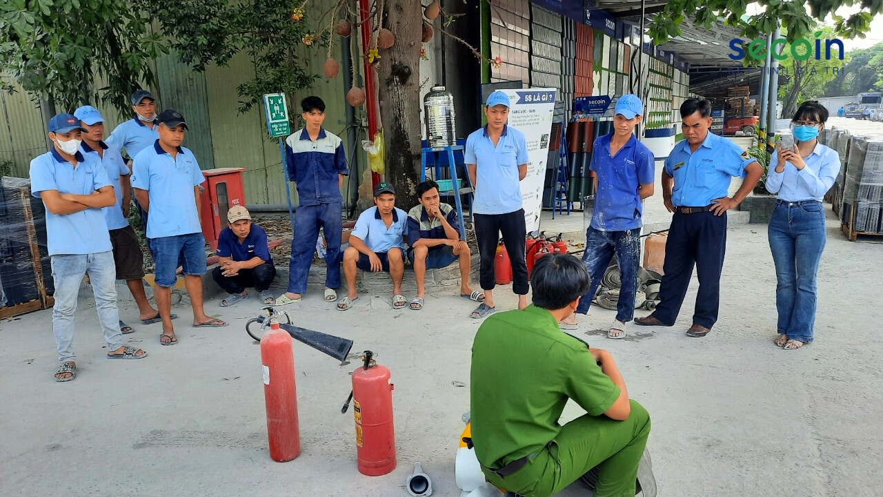 Secoin Sài Gòn tổ chức tập huấn phòng cháy chữa cháy 2023