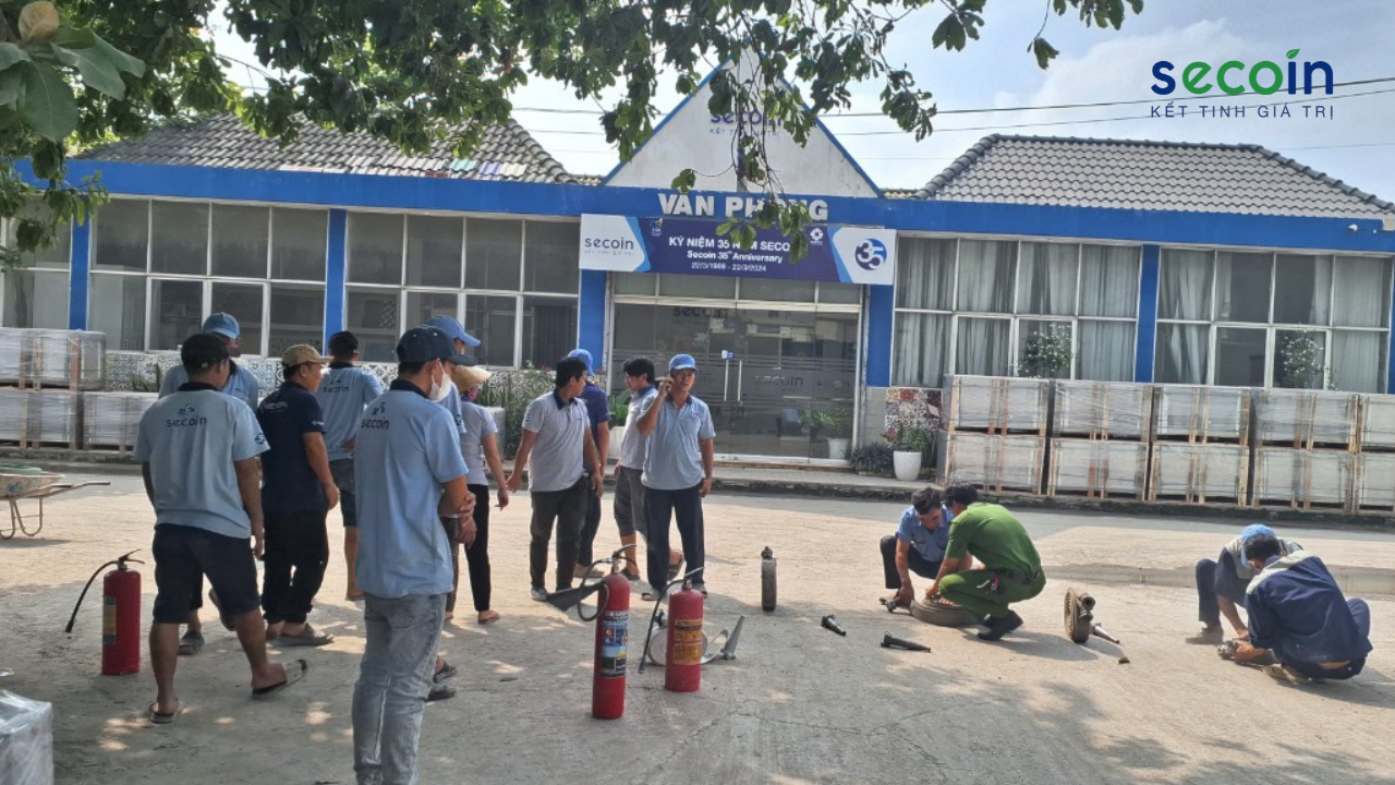 Secoin Sài Gòn tổ chức tập huấn phòng cháy chữa cháy 2023