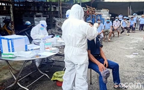 Secoin triển khai xét nghiệm COVID-19 cho CBCNV