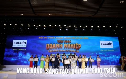 SECOIN ĐƯỢC ĐÓN NHẬN DANH HIỆU DOANH NGHIỆP TIÊU BIỂU TP. HCM NĂM 2020