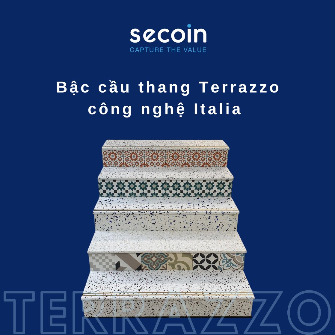 Xu hướng lựa chợn bâc cầu thang Terrazzo Secoin