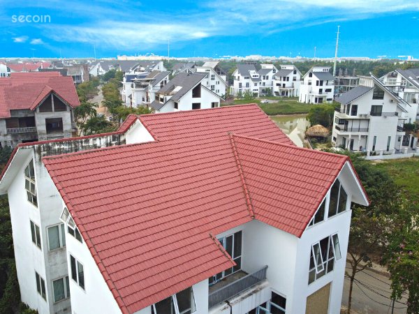 Ngói sóng tròn Secoin tại Khu nhà ở cao cấp New House City - Quốc Oai, Hà Nội