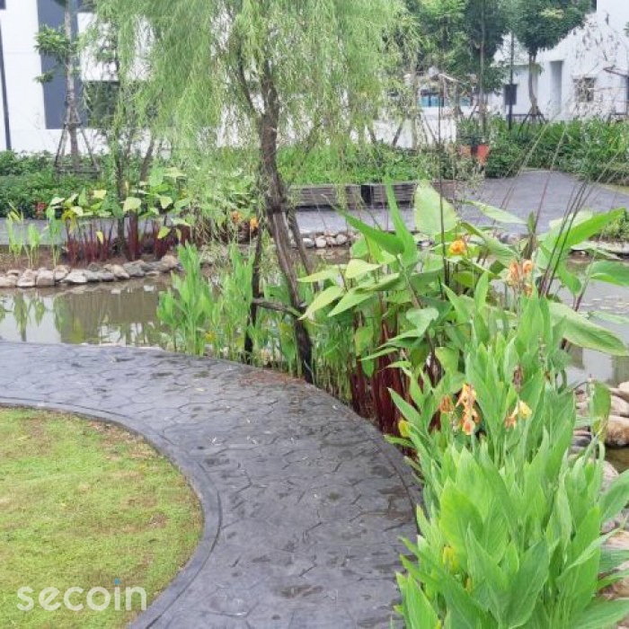 Gạch hè đường Secoin tại Gamuda Gardens