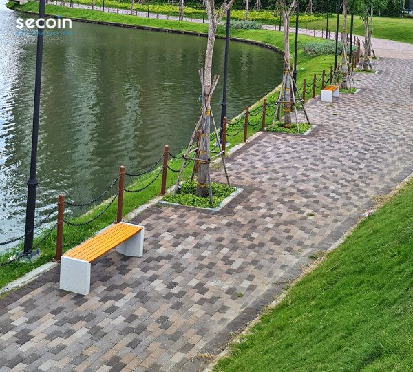Gạch Sabbiato tự chèn Secoin tại Mizuki Park - Tập đoàn Nam Long