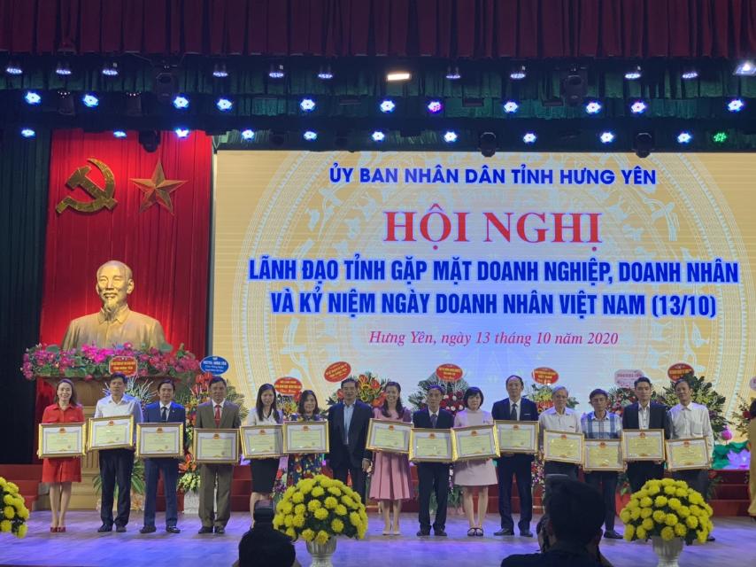 Secoin Hưng Yên vinh dự nhận bằng khen từ UBND tỉnh Hưng Yên 
