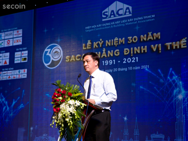Lễ Kỷ niệm 30 năm thành lập Hiệp Hội Xây Dựng và Vật Liệu Xây Dựng TP.HCM (SACA)