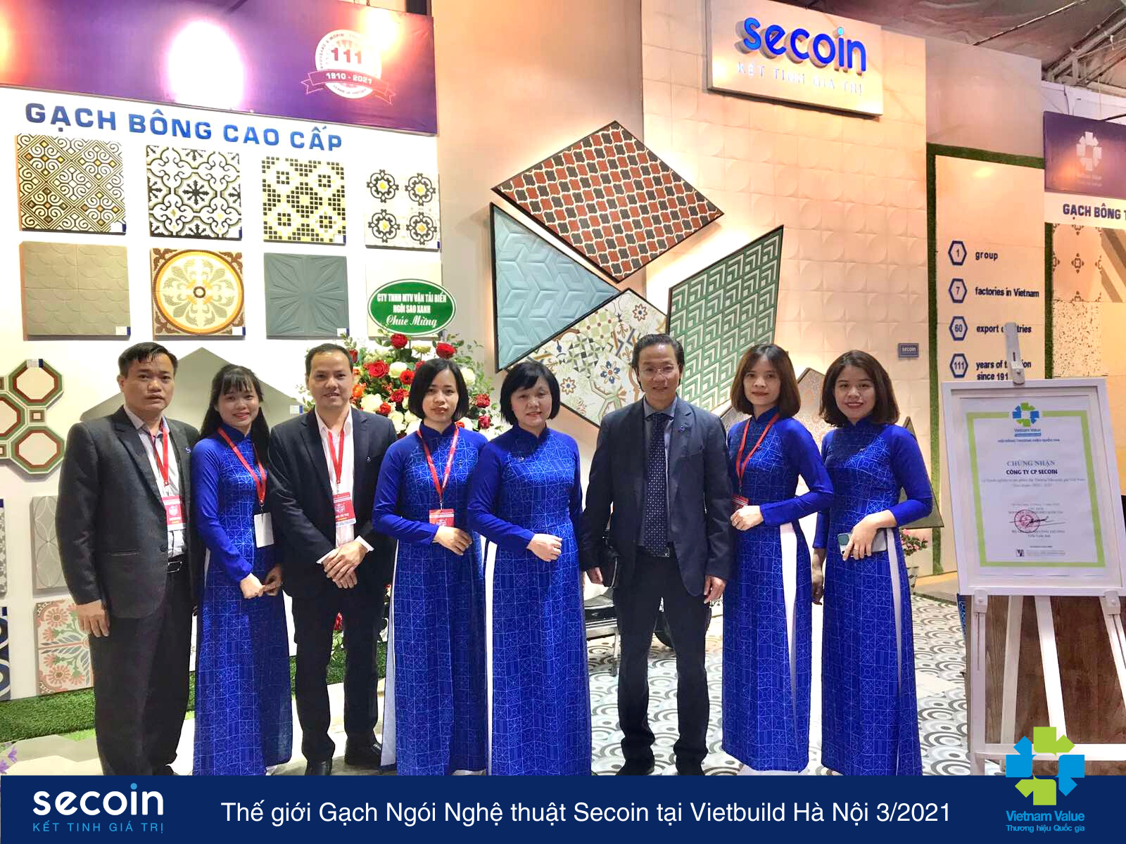 Secoin tham gia Hội chợ Vietbuild Hà Nội 3/2021