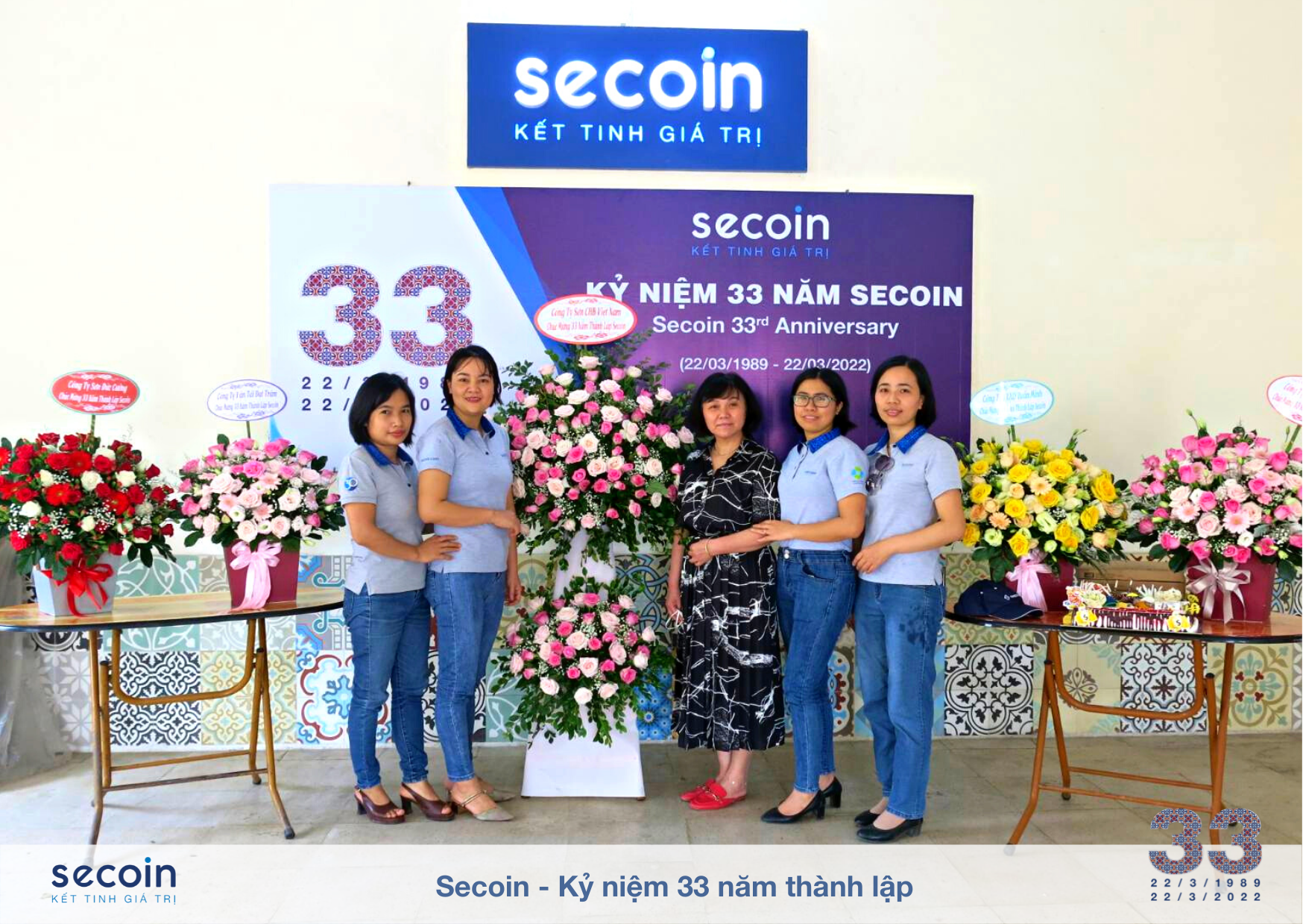 Secoin - Kỷ niệm 33 năm thành lập