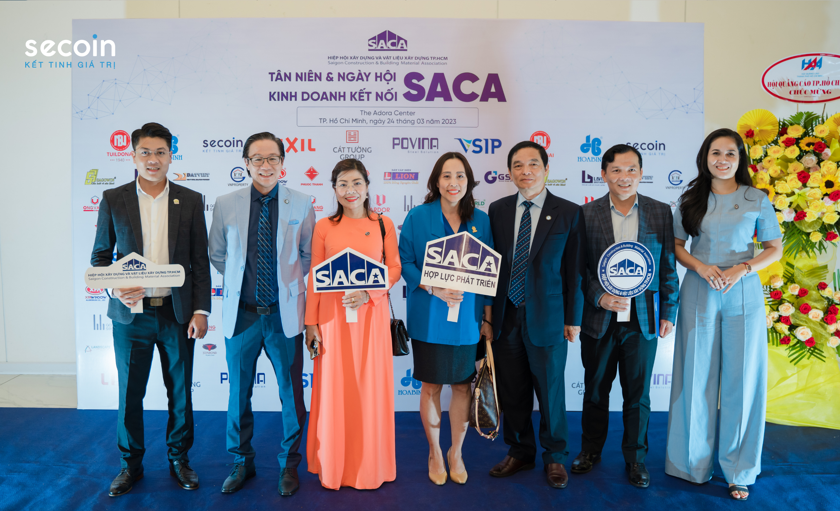 Secoin tham gia chương trình Tân niên và ngày hội kinh doanh kết nối Saca tháng 3/2023