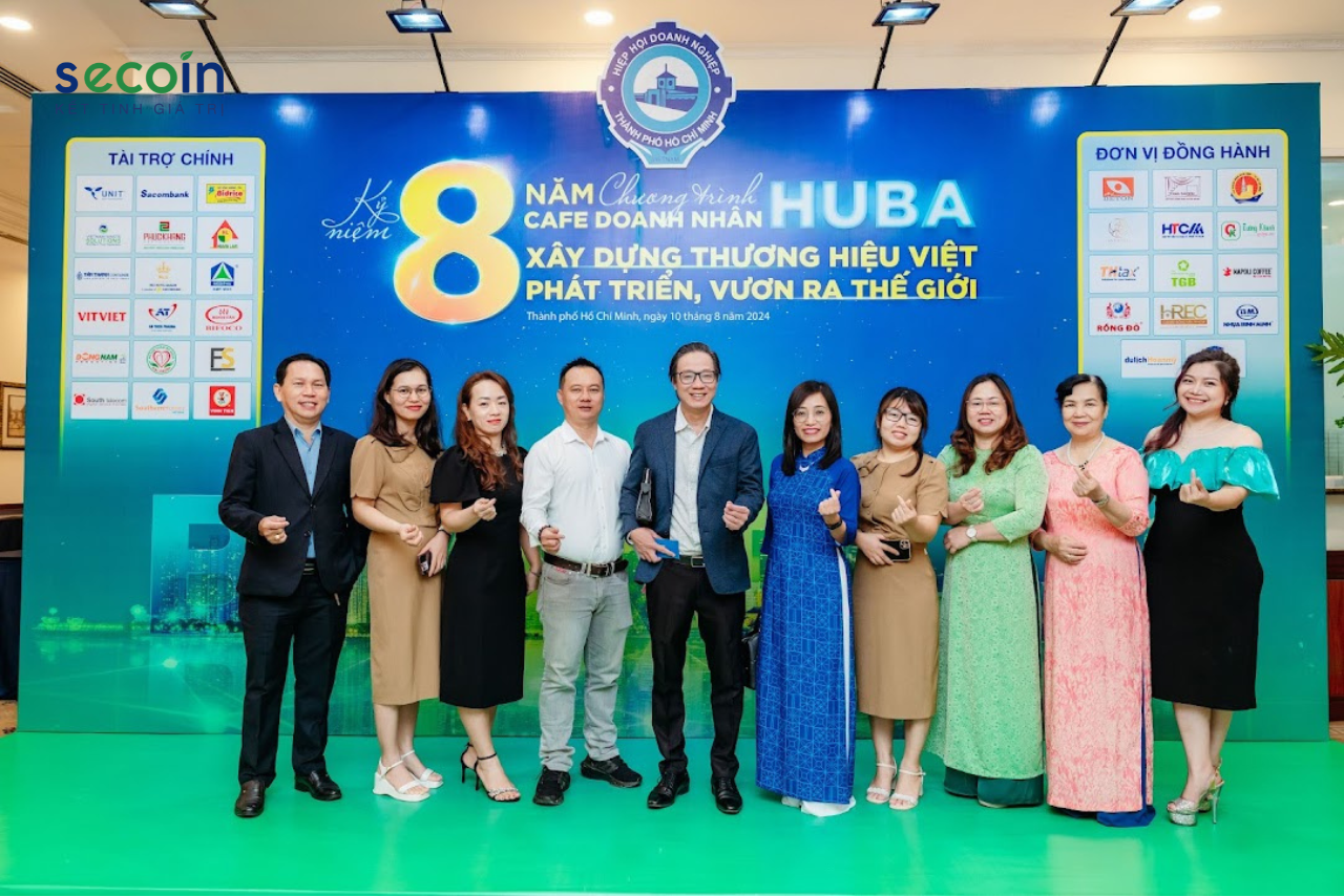 Secoin participated in sharing at the HuBa Businessman Cafe Conference with the theme - Building a developed Vietnamese brand, reaching out to the world