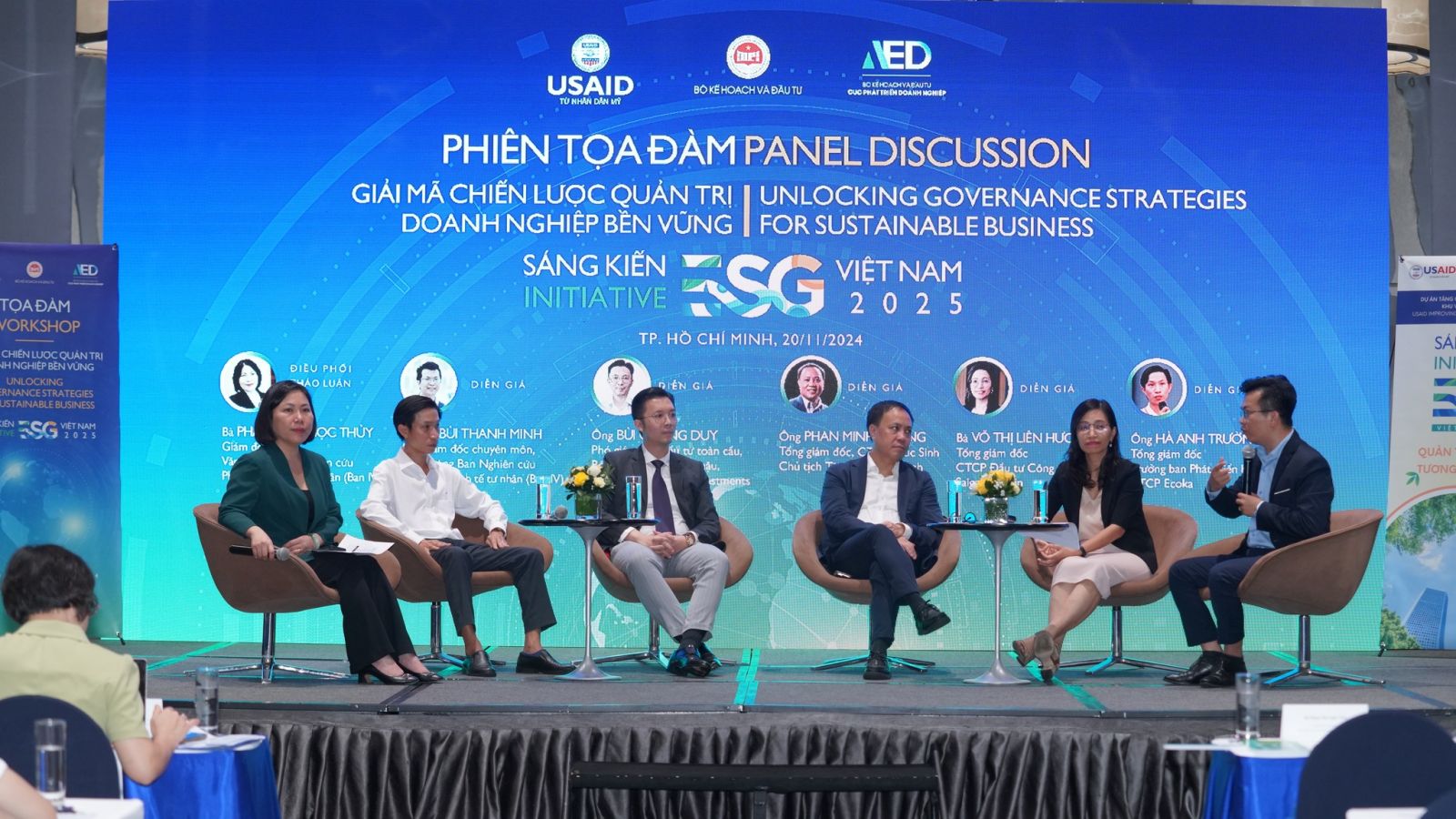 Ms. Vo Thi Lien Huong - General Director of Secoin Company participated in the Seminar - Decoding Sustainable Corporate Governance Strategy with Vietnam ESG Initiative 2025