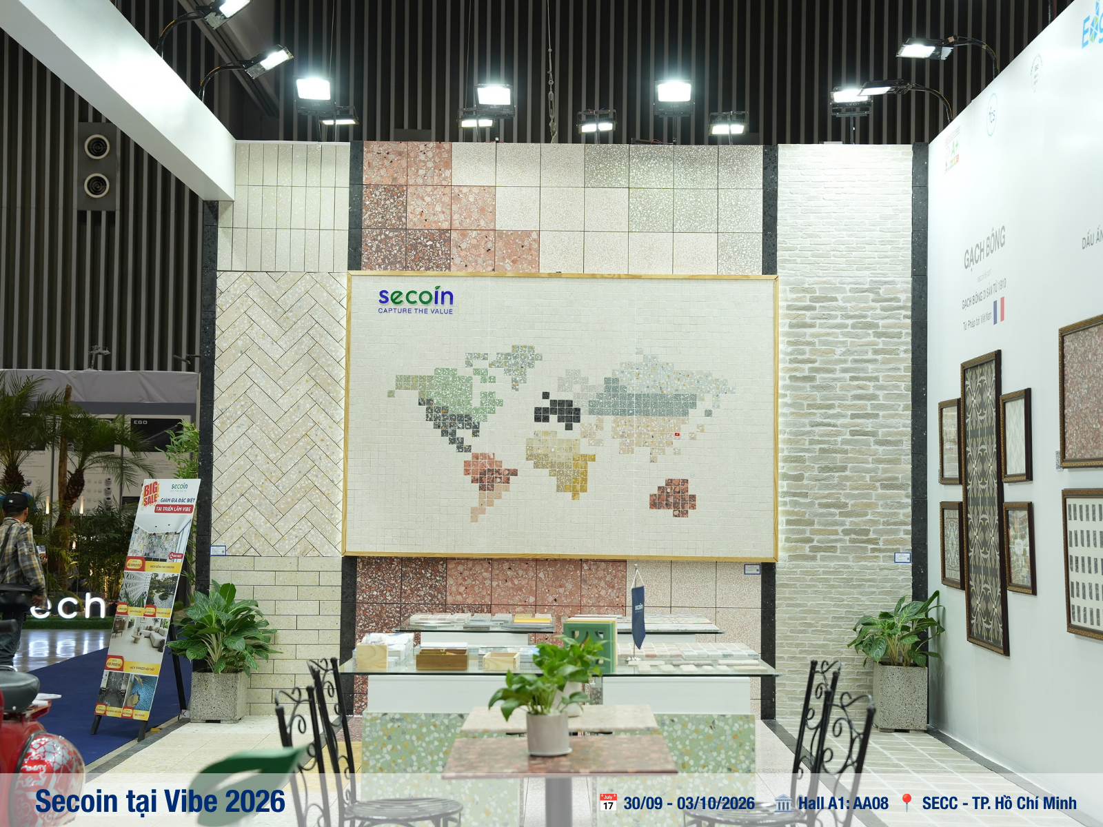 Bộ sưu tập Terrazzo mới của Secoin tại VIBE 2026