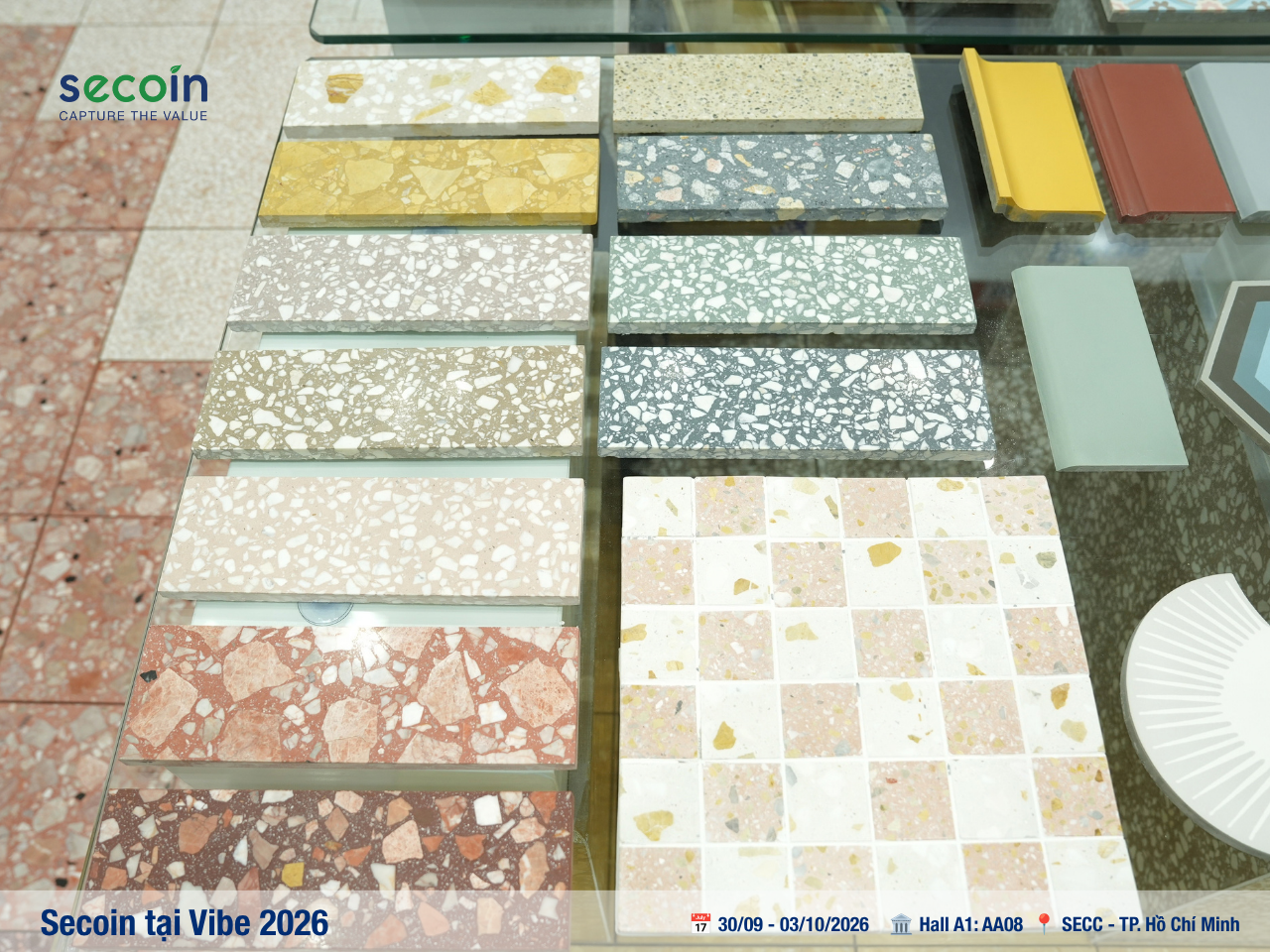 Bộ sưu tập Terrazzo mới của Secoin tại VIBE 2026