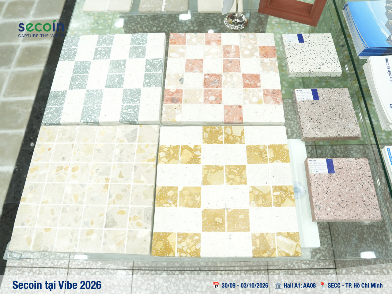 Bộ sưu tập Terrazzo mới của Secoin tại VIBE 2026