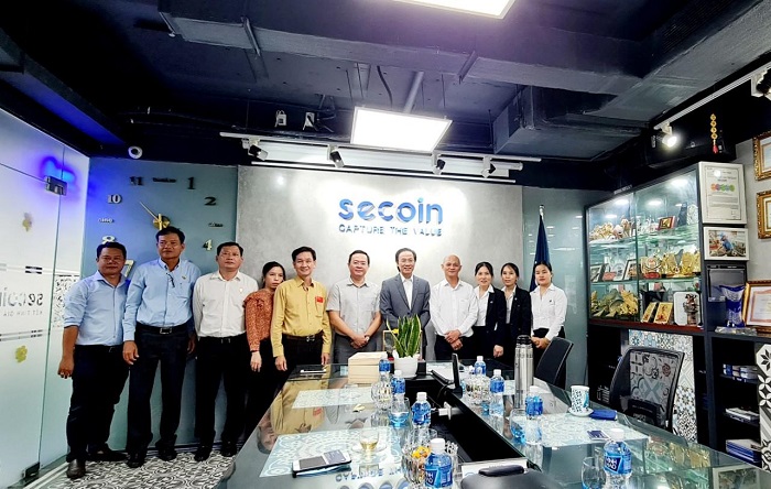 Secoin is pleased to welcome the District Committee - People's Committee of Binh Thanh District to visit and celebrate new year