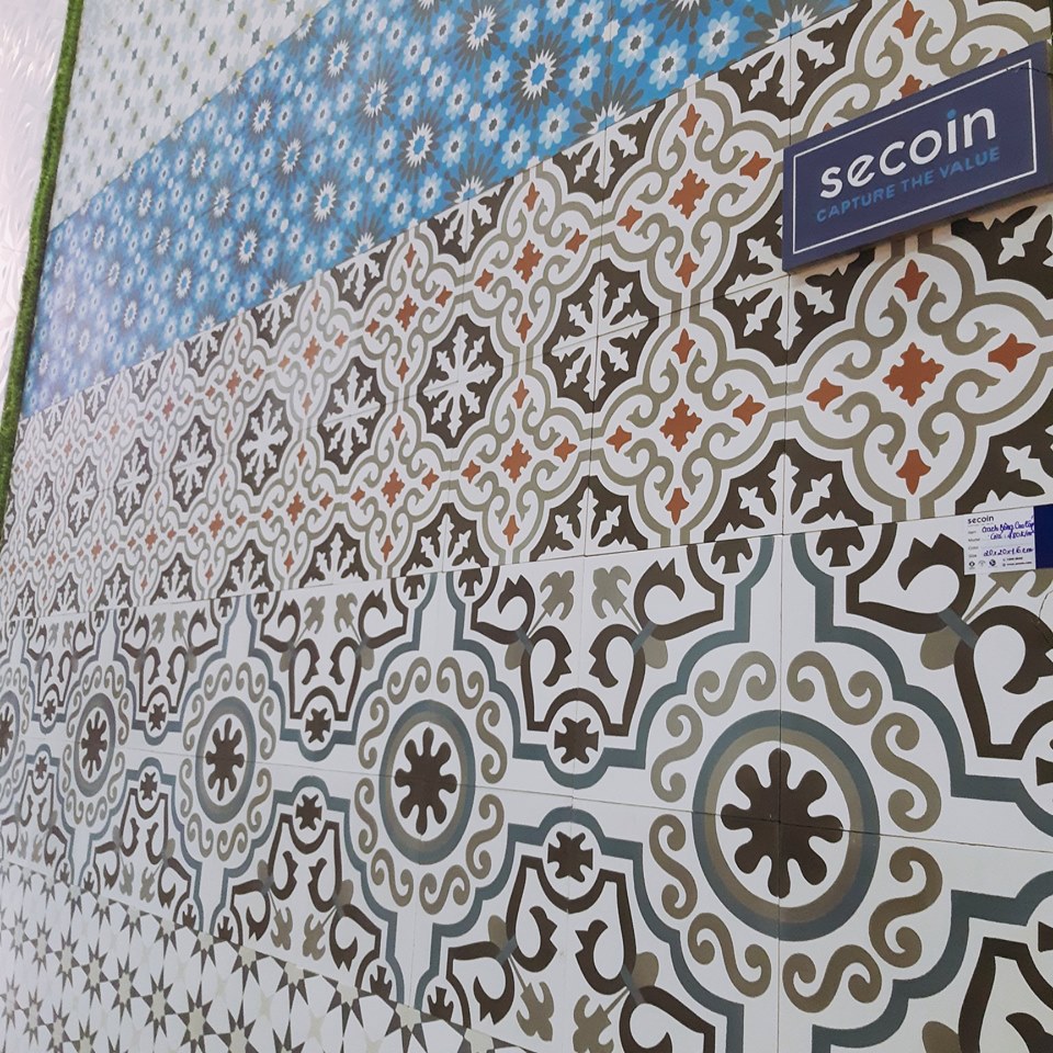 Secoin participated at the 3rd Vietbuild Hochiminh City 2019 with encaustic cement tile
