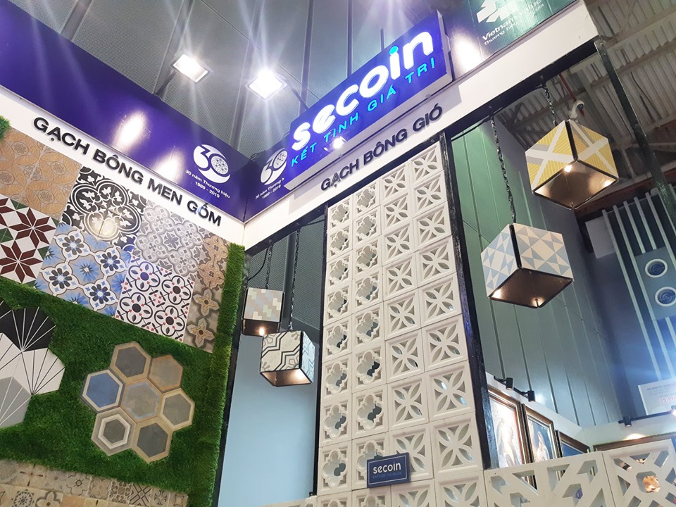 Secoin participated at the 3rd Vietbuild Hochiminh City 2019 with breezeblocks