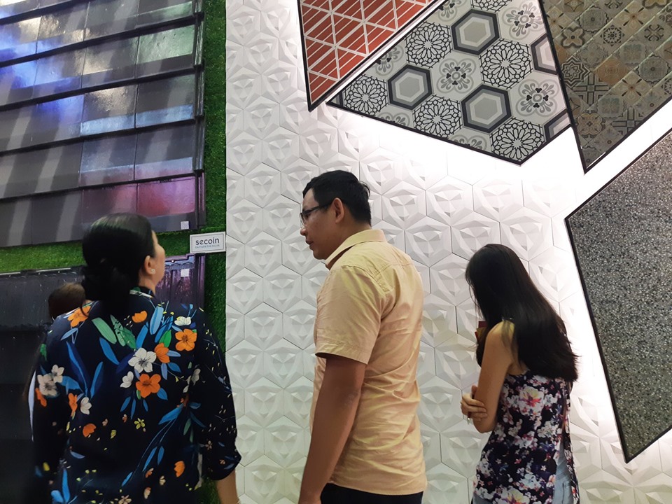 Secoin participated at the 3rd Vietbuild Hochiminh City 2019 with hexagonal cement tiles