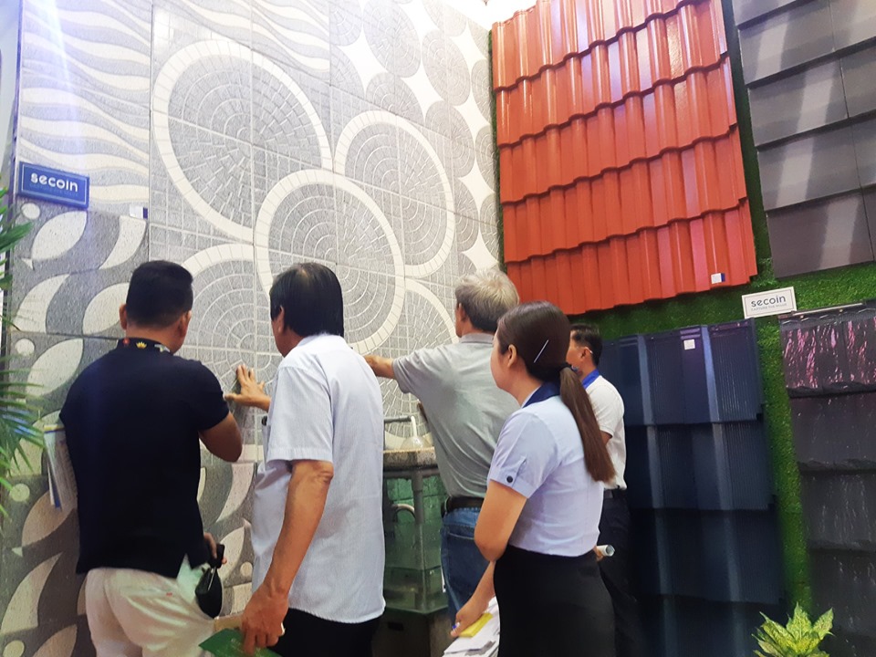 Secoin participated at the 3rd Vietbuild Hochiminh City 2019 with outdoor tiles and roofing tile