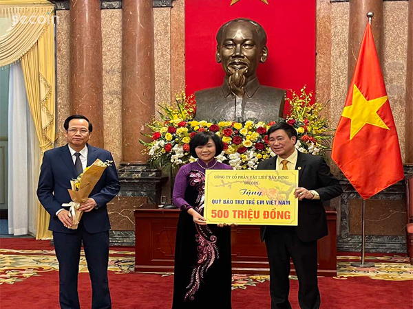 Secoin was honored and grateful by the Vice President of Vietnam for golden heart